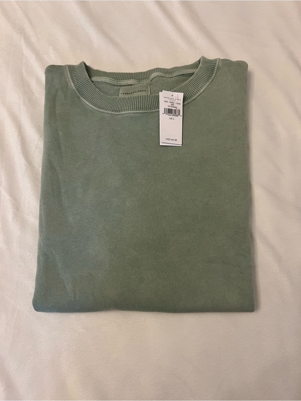 American Eagle Outfitters Sage Green Crewneck Sweatshirt